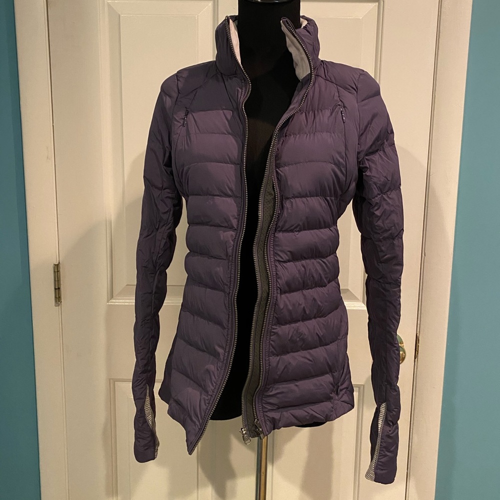 Lululemon purple puffer jacket